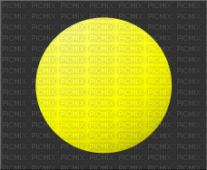 ani blinking cirkel-yellow--gul - Darmowy animowany GIF