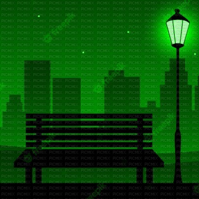 Green Cityscape Bench - kostenlos png