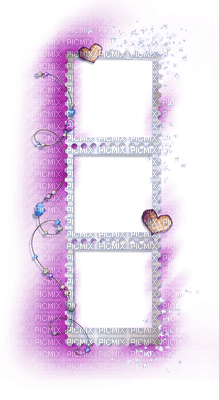 Frame purple ❤️ elizamio - nemokama png