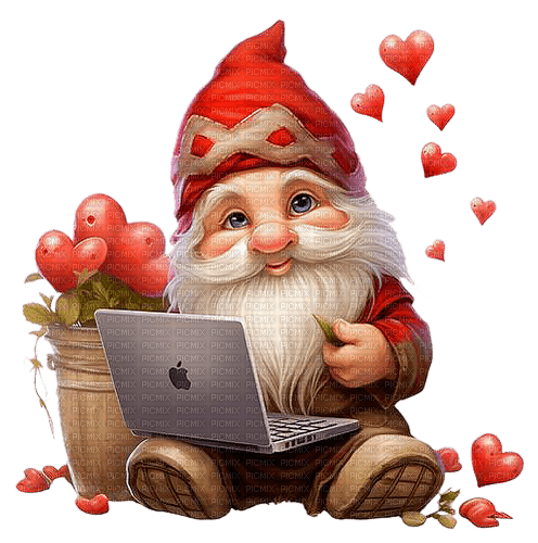 st. Valentine gnome by nataliplus - бесплатно png