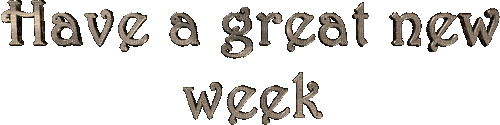 Have a great new week - GIF animate gratis