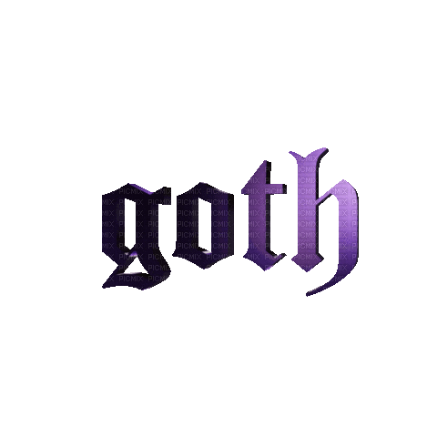 goth - Gratis animeret GIF