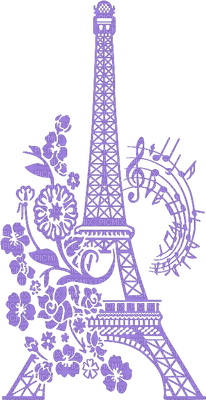 Kaz_Creations Paris Eiffel Tower Colours - ilmainen png