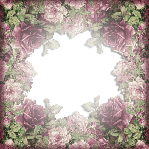 roses frame - png gratuito