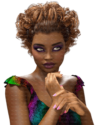 mujer negra by EstrellaCristal - kostenlos png