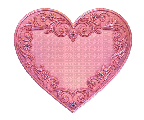 hjärta-rosa----heart-pink - kostenlos png