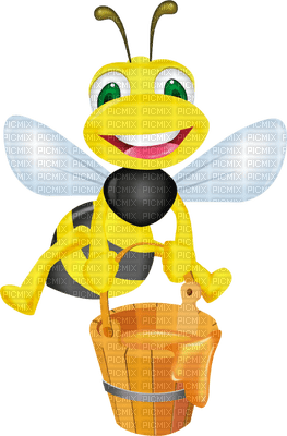 abeille,miel-bee,honey - PNG gratuit