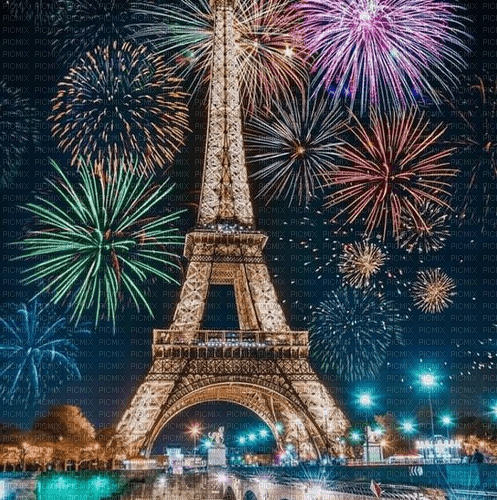 Rena Background Hintergrund Paris Firework - PNG gratuit