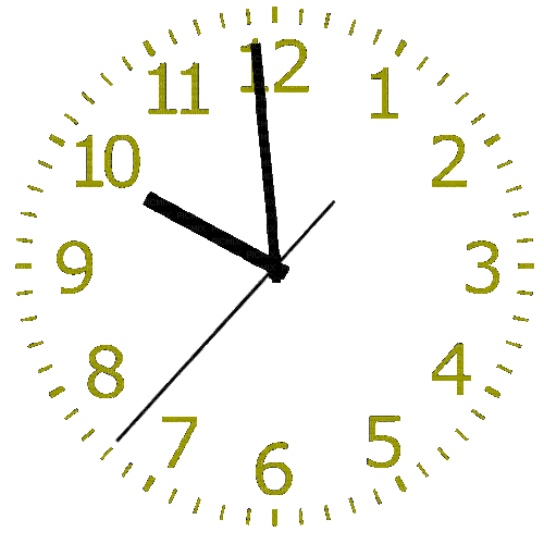 clock milla1959 - GIF animado gratis