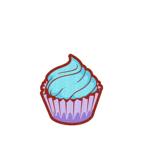 Tasty Cupcake - GIF animado grátis