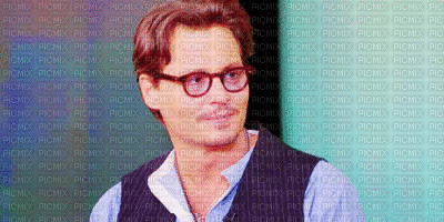 Johnny Depp.. and this mouth - Darmowy animowany GIF