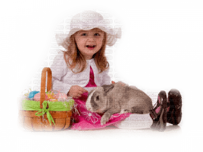 Kaz_Creations  Easter Baby Enfant Child Girl - darmowe png