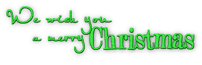 soave text christmas  green - PNG gratuit