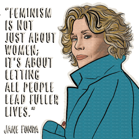 Jane Fonda - GIF animé gratuit