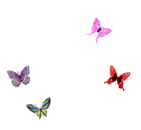 MMarcia- gif borboletas - png ฟรี