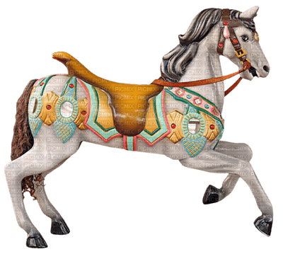 Kaz_Creations Deco Carousel Horse - PNG gratuit
