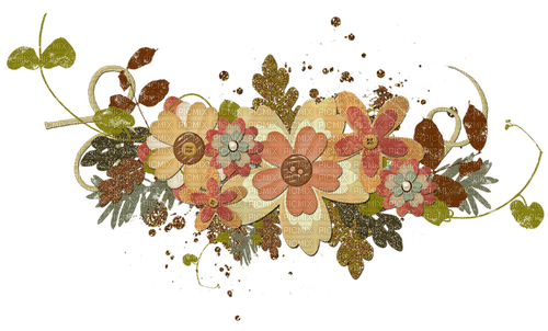 Vintage flowers - png grátis