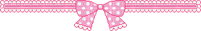 pink bow divider - Gratis animerad GIF