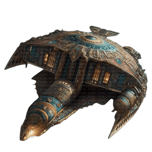 the spaceship  fantasy - nemokama png
