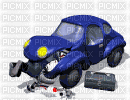 car mechanic mistake - GIF animado grátis