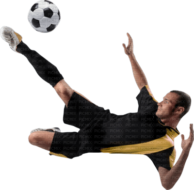 Kaz_Creations Footballer Football - PNG gratuit