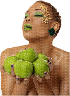 Kaz_Creations Women Woman Femme Fruit Apples - png ฟรี