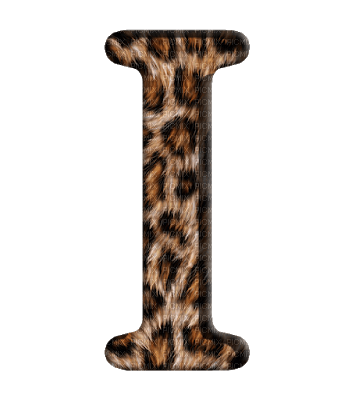 Lettre I. léopard - ücretsiz png