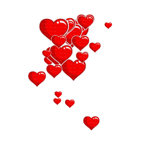 Hearts.Animated.Red - Ingyenes animált GIF