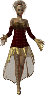 Kaz_Creations Poser Dolls Ballgown Costume - Free PNG