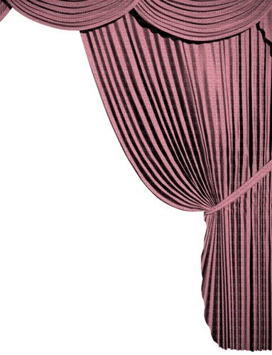 kikkapink pink curtain deco png - 免费PNG