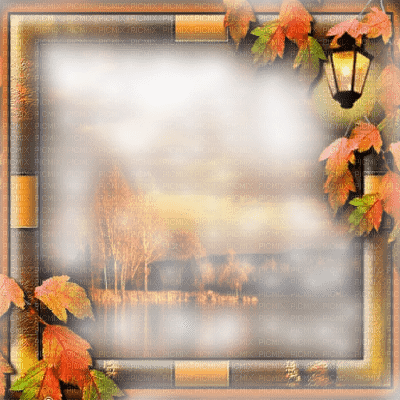 autumn frame deco automne cadre - zdarma png