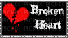 broken heart - GIF animado gratis