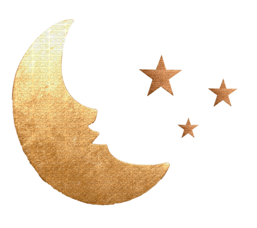 Moon and Stars - kostenlos png
