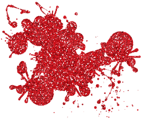 Glitter.Spatter.Red - 無料png