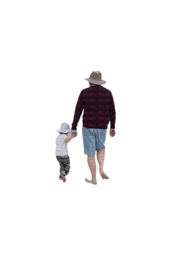 Opa und Enkel - gratis png