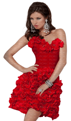 Kaz_Creations Woman Femme Red - png grátis