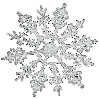 Tube déco-étoile de neige - Animovaný GIF zadarmo