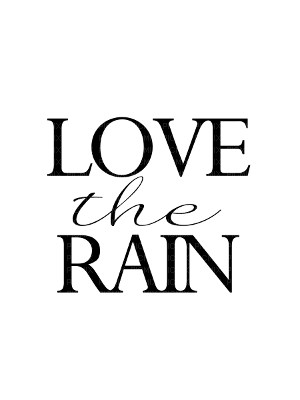 love the rain - 免费PNG