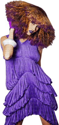 femme en violet.Cheyenne63 - Free PNG