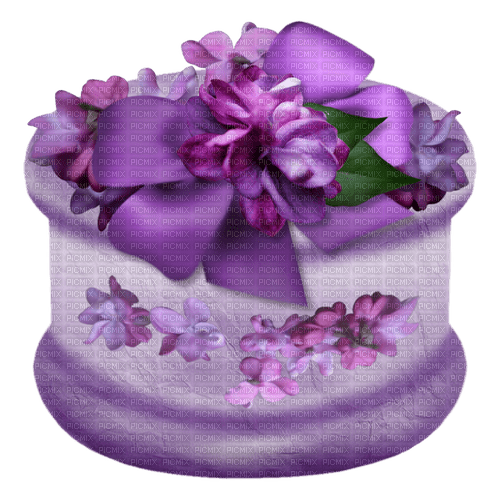 kikkapink purple cake birthday - png ฟรี