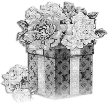 soave deco gift box flowers rose  valentine - nemokama png