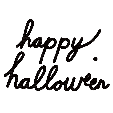 Happy Halloween.Text.gif.Victoriabea - GIF เคลื่อนไหวฟรี