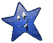 animated blue star - GIF animé gratuit
