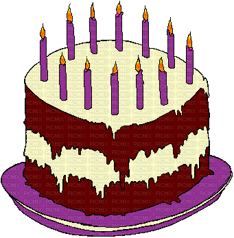 gâteau - GIF animado gratis