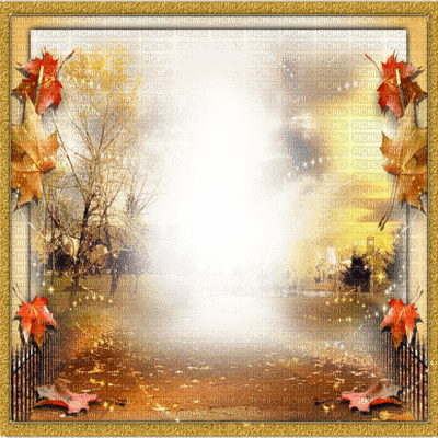 frame autumn - zadarmo png