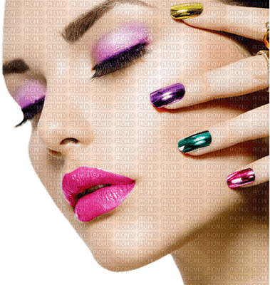 woman finger nails bp - 免费PNG