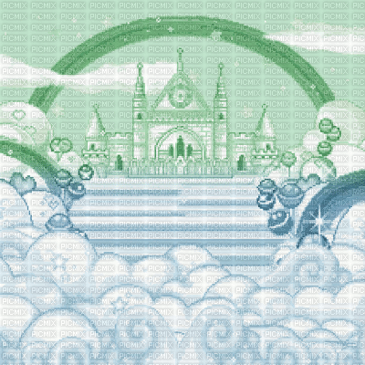 Green/Blue Pastel Background - Darmowy animowany GIF