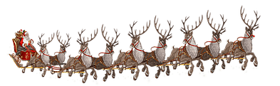 Noël.Santa Claus.sleigh.traîneau.Christmas.Navidad.Victoriabea - фрее пнг