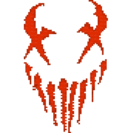 demon creepy horror face - Безплатен анимиран GIF