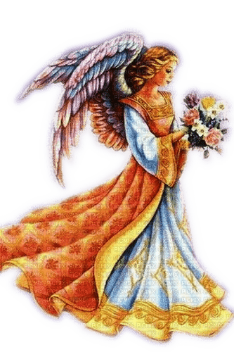 Rena orange Angel Engel - gratis png